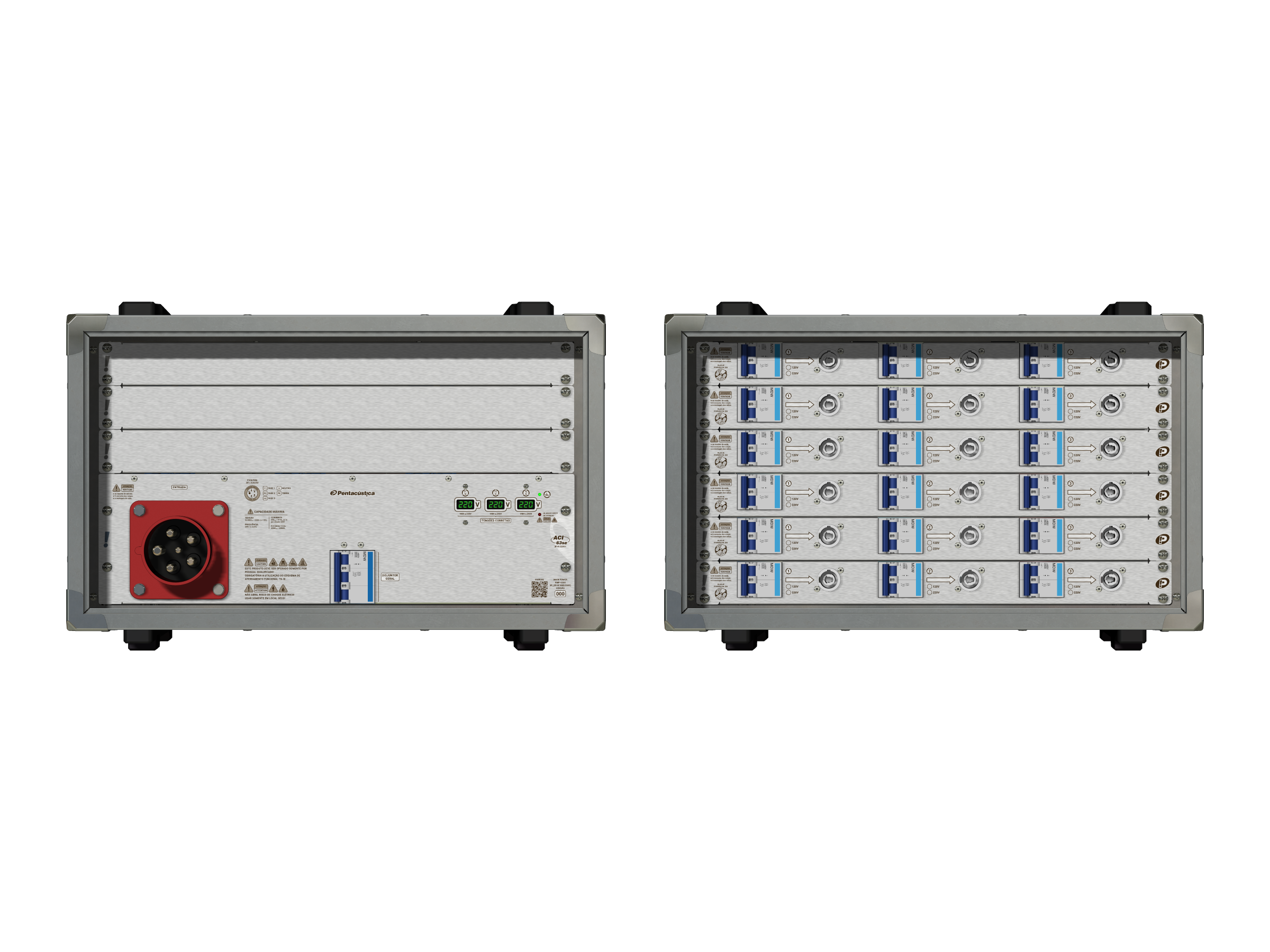 Main power RMP-63se, 5 polos, 3F+N (380VD/220VY), V175