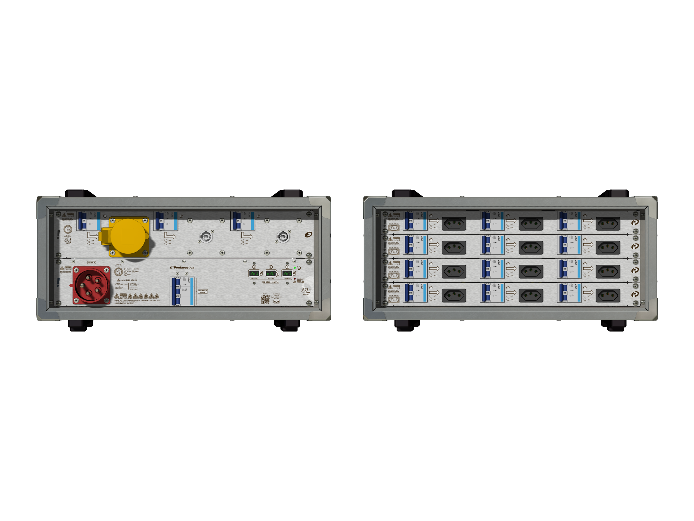 Main power RMP-32se, 5 polos, 3F+N (220VD/127VY), V100