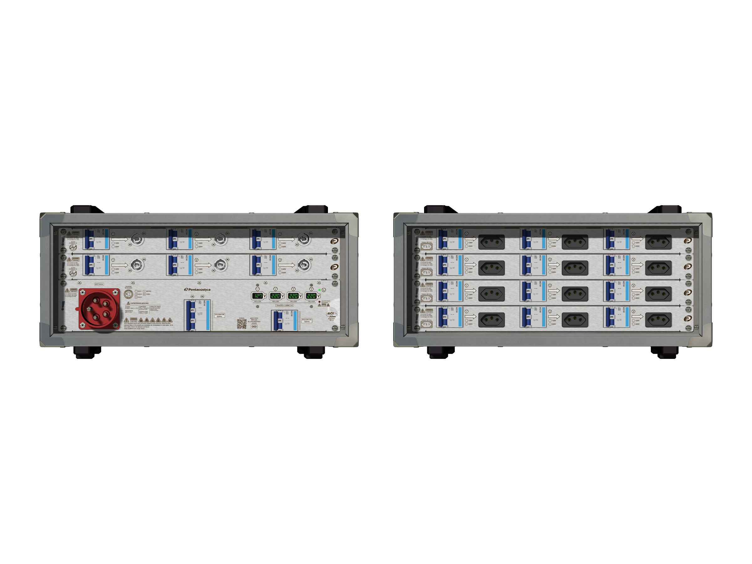 Main power RMP-32se, 5 polos, 3F+N (380VD/220VY), V077 - Pentacústica