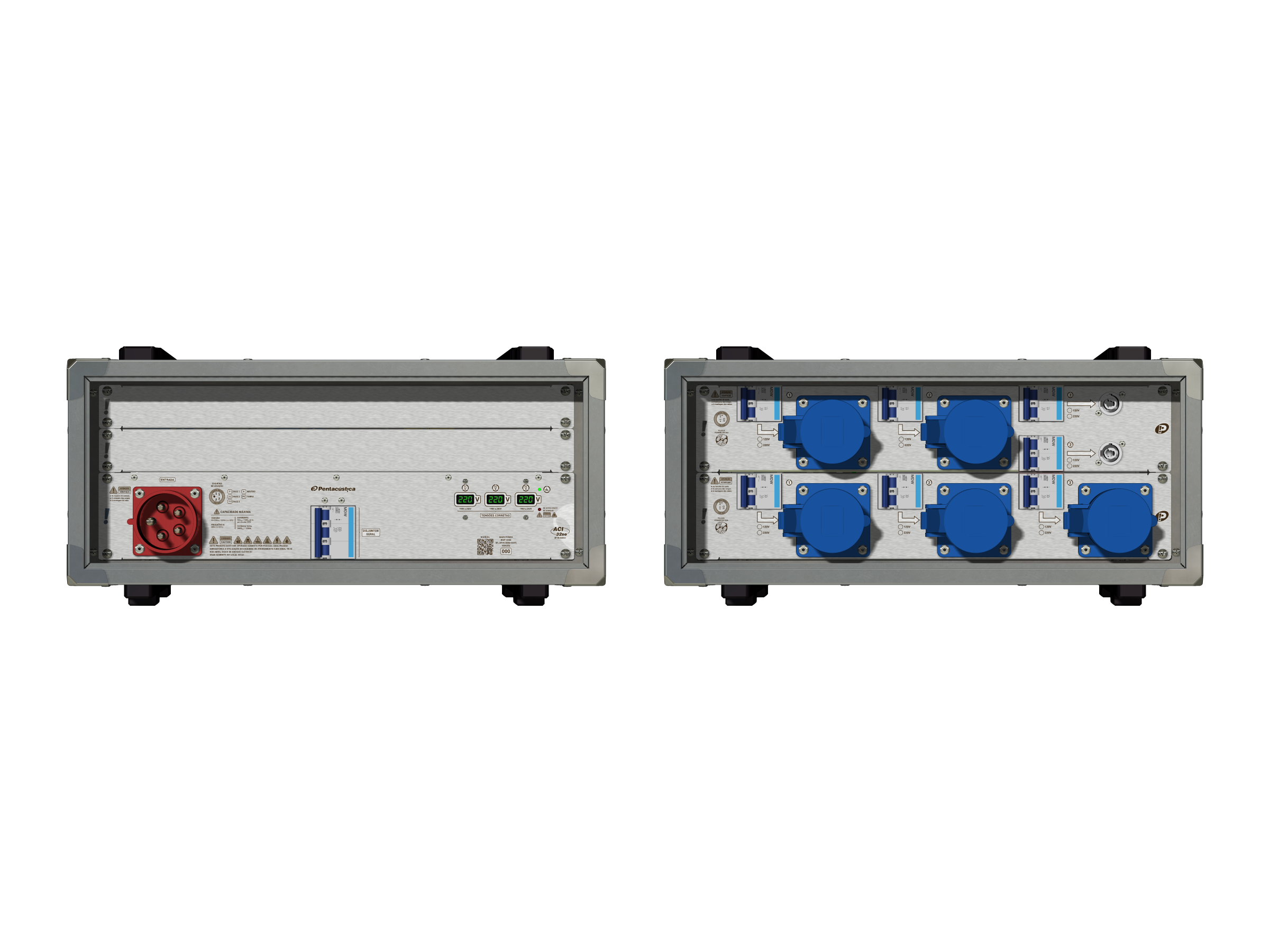 Main power RMP-32se, 5 polos, 3F+N (380VD/220VY), V092 - Pentacústica