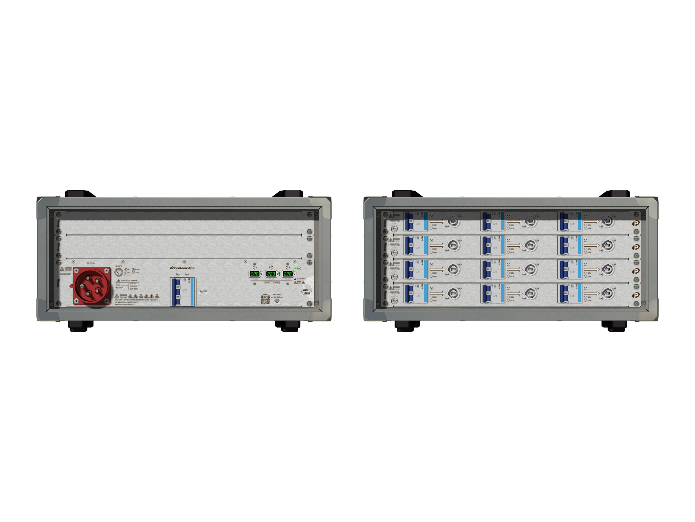 Main power RMP-32se, 5 polos, 3F+N (380VD/220VY), V103 - Pentacústica