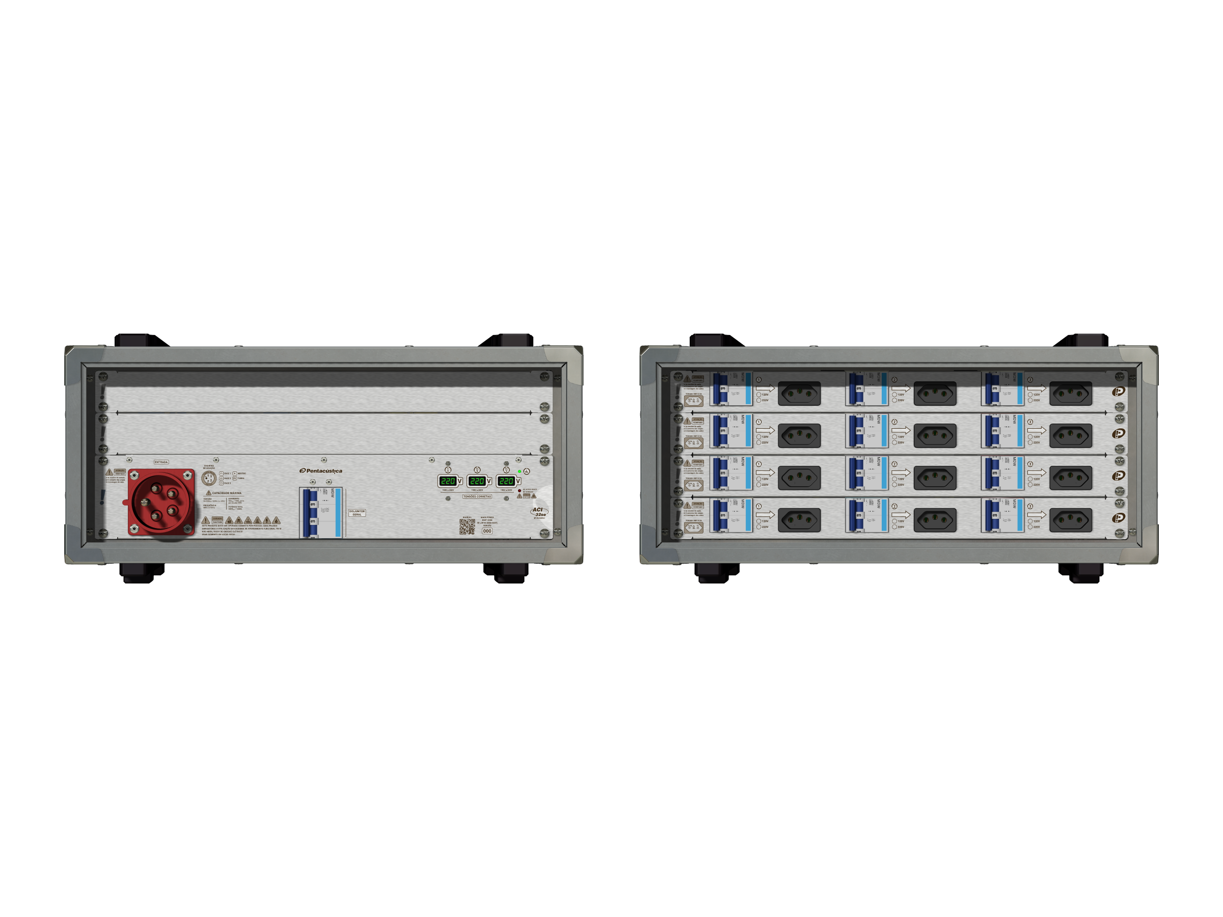 Main power RMP-32se, 5 polos, 3F+N (380VD/220VY), V107 - Pentacústica