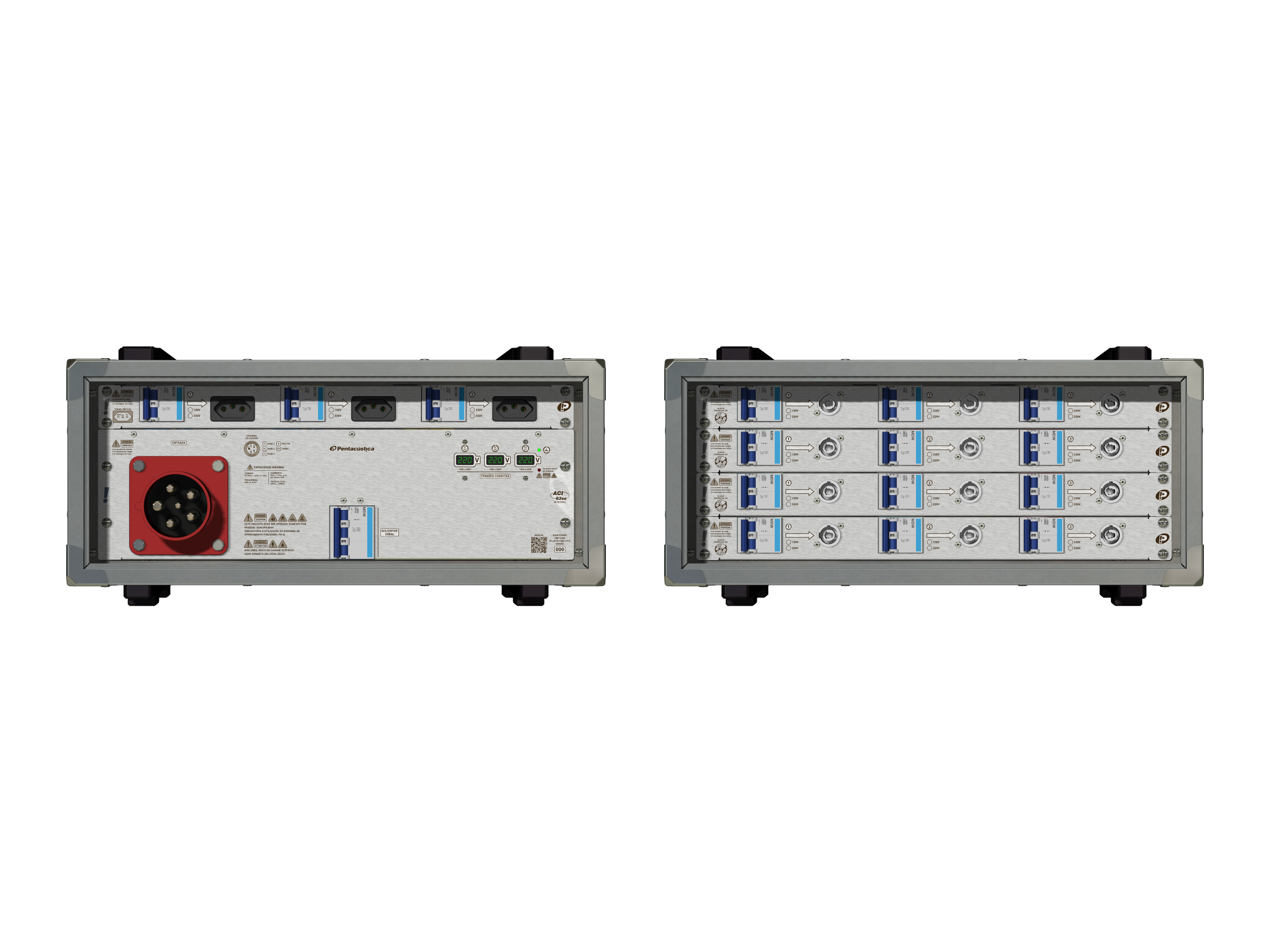 Main power RMP-63se, 5 polos, 3F+N (220VD/127VY), V140