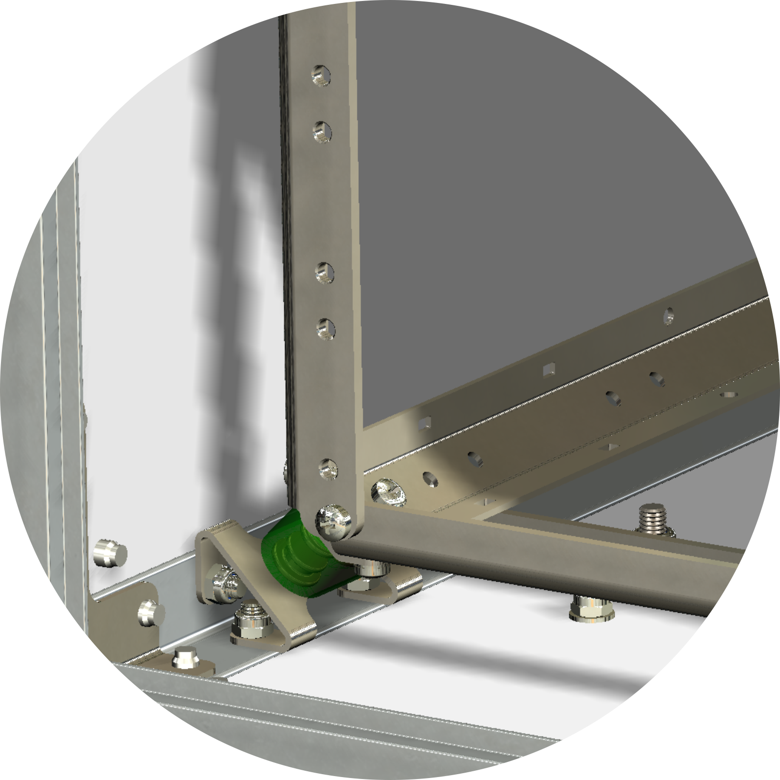 Frame 19" flutuante